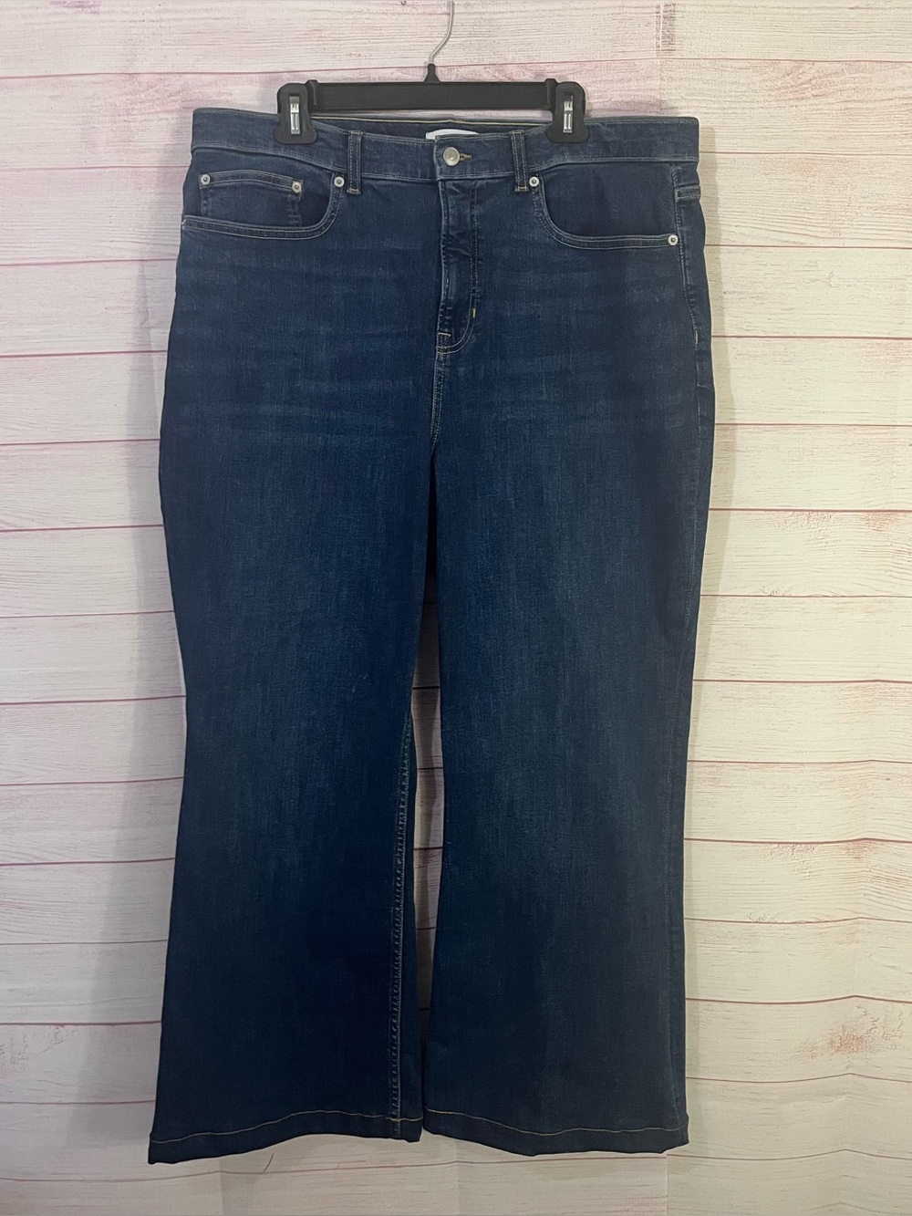 Spanx Wide Leg  Denim Jeans Size 22